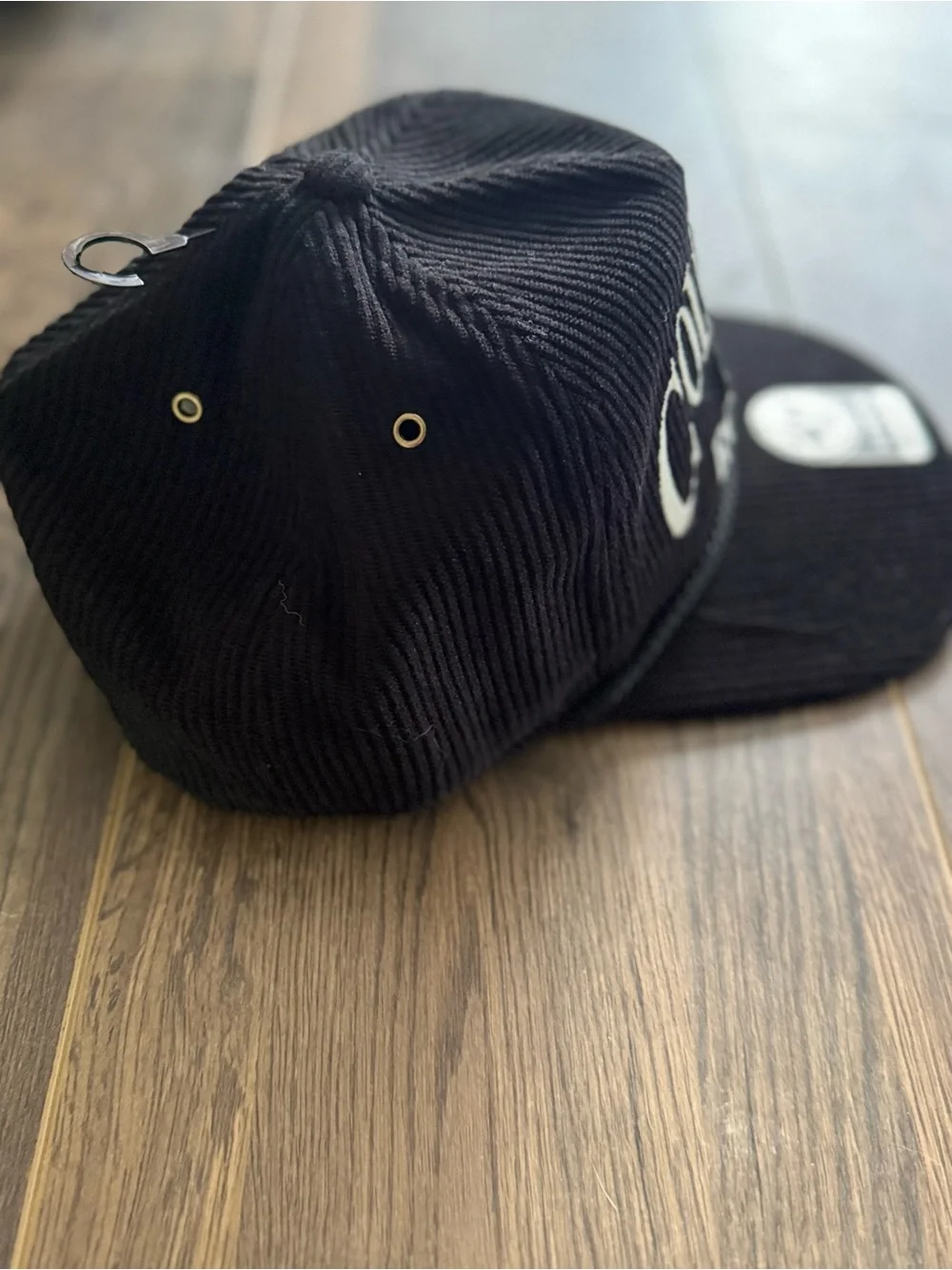 Colorado Rockies '47 Black Pitchout Rope Hitch Adjustable Hat